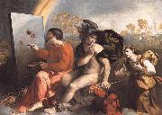 Dosso Dossi Fupite Mercury and Virtus or Virgo oil painting artist